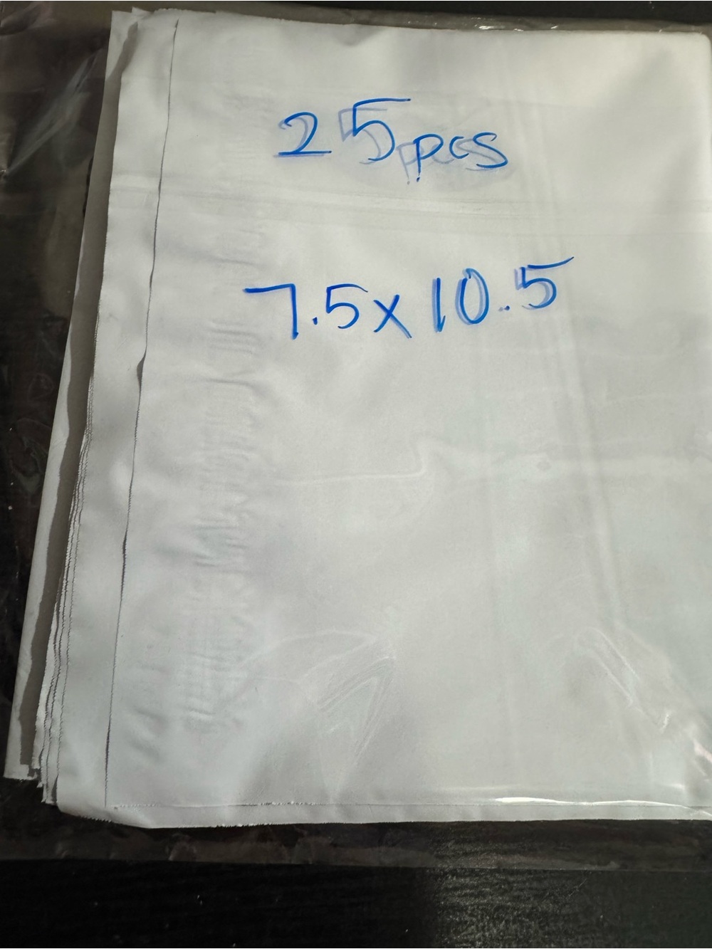 White poly bag mailers 25 Pack